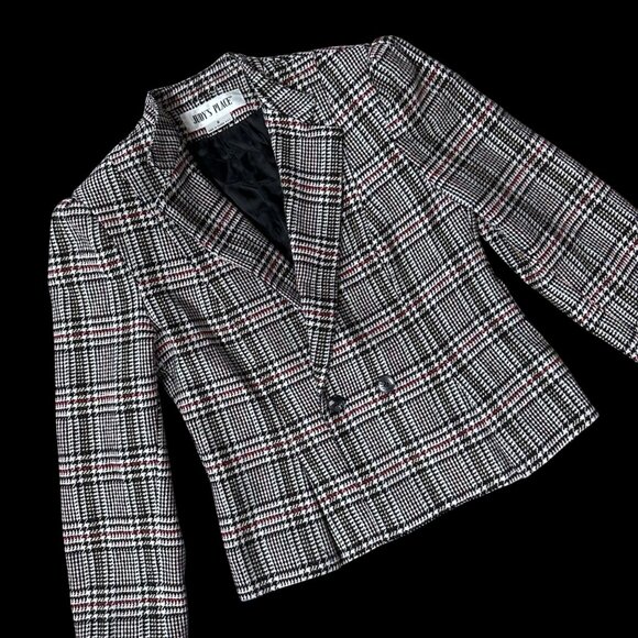 Judy's Place Jackets & Blazers - Vintage Plaid Double Breasted Blazer Suit Jacket Size 8 Judys Place Taiwan 80s